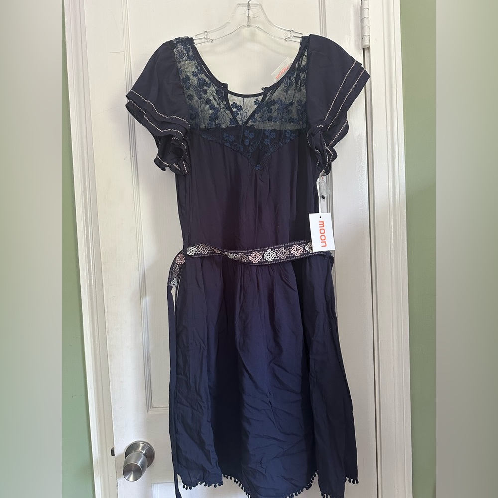Modcloth Navy and Lace Dress
